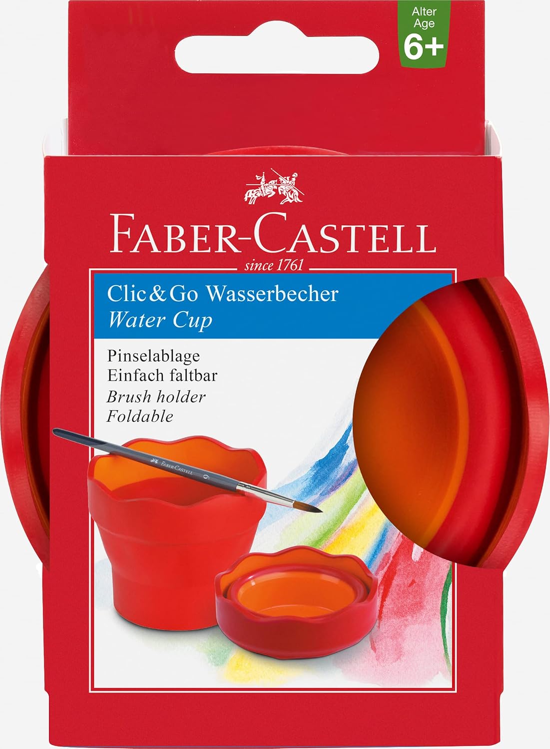Faber-Castell Clic and Go Red Water Cup