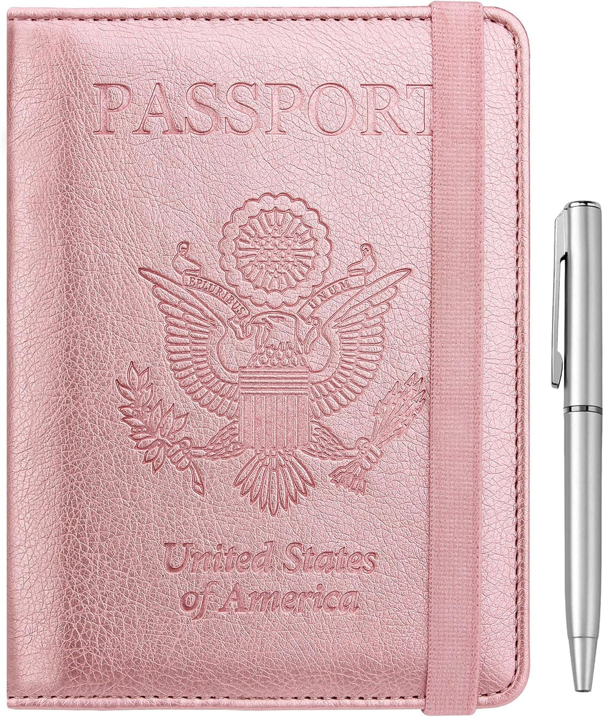 WALNEW Passport Holder for Travel, RFID Blocking Passport Wallet & Cover