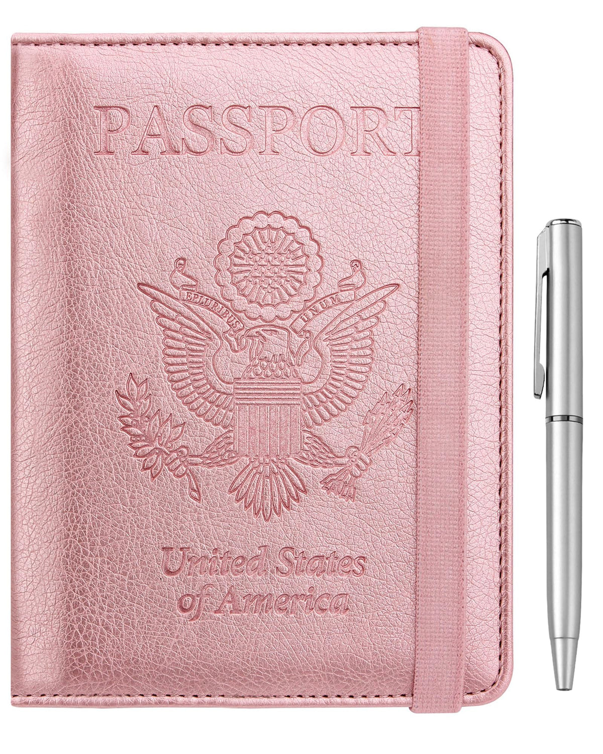 WALNEW Passport Holder for Travel, RFID Blocking Passport Wallet & Cover