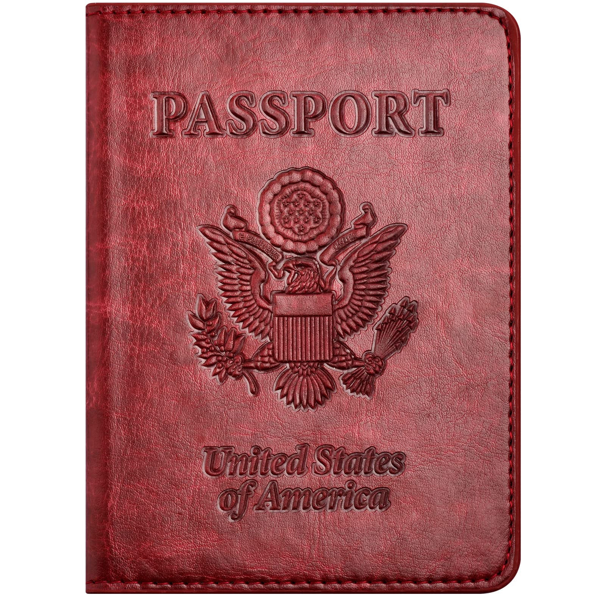 Eoehro Passport Holder for Travel Essentials, Passport Wallet Cover Case for Travel Must Haves Accessories,Passport Book Holders for Women and Men(dark blue)